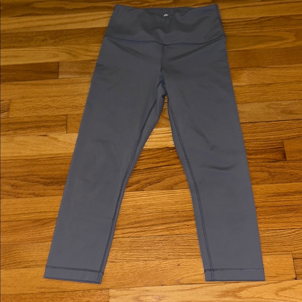 Reflex Gray Leggings High-Rise Stretchy Bottoms